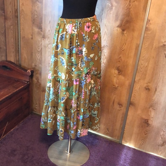 Aerie long floral Skirt - Picture 3 of 8